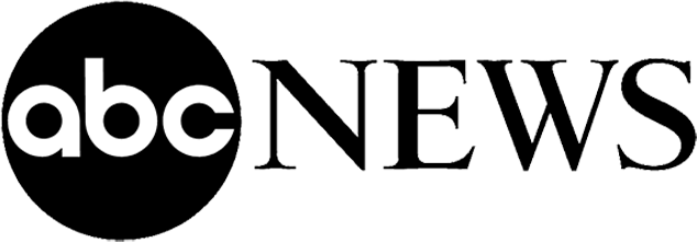 ABC News logo with distorted effect.
