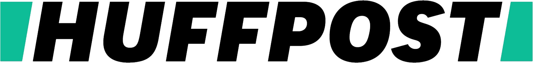 HuffPost logo in black and teal colors
